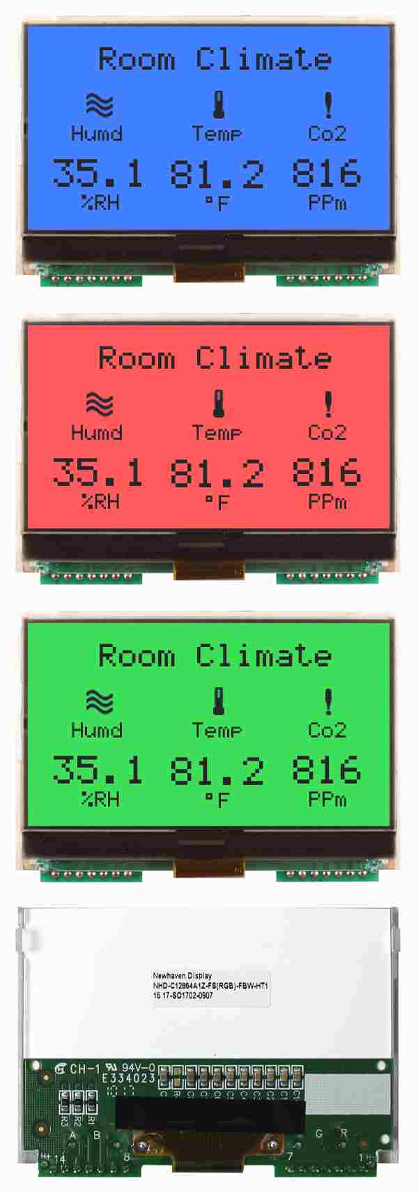 NHD-C12864A1Z-FS(RGB)-FBW-